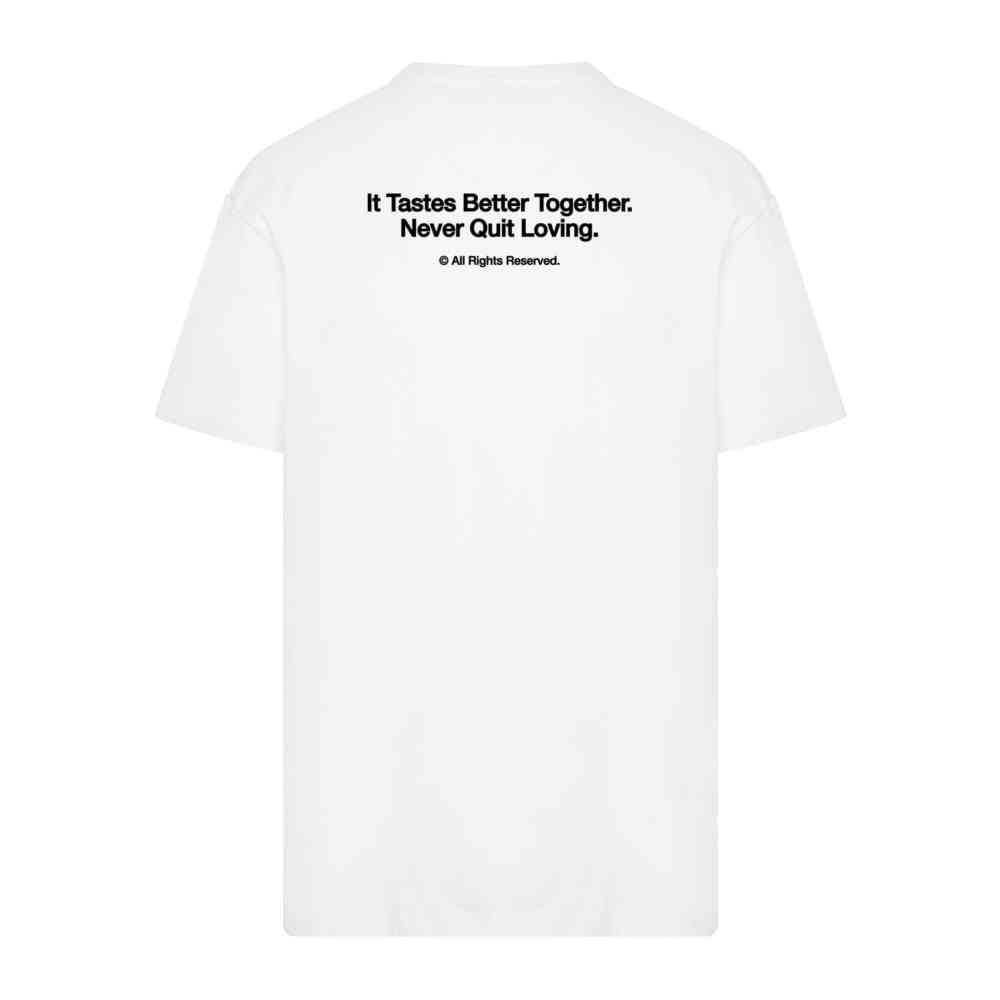 Mister Tee Upscale - Never Quit Heavy Oversize Tshirt Homme - Blanc